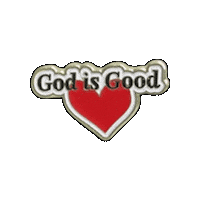 pinnedpins love heart good god Sticker