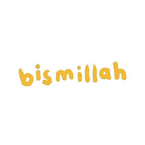 Doa Bismilah Sticker