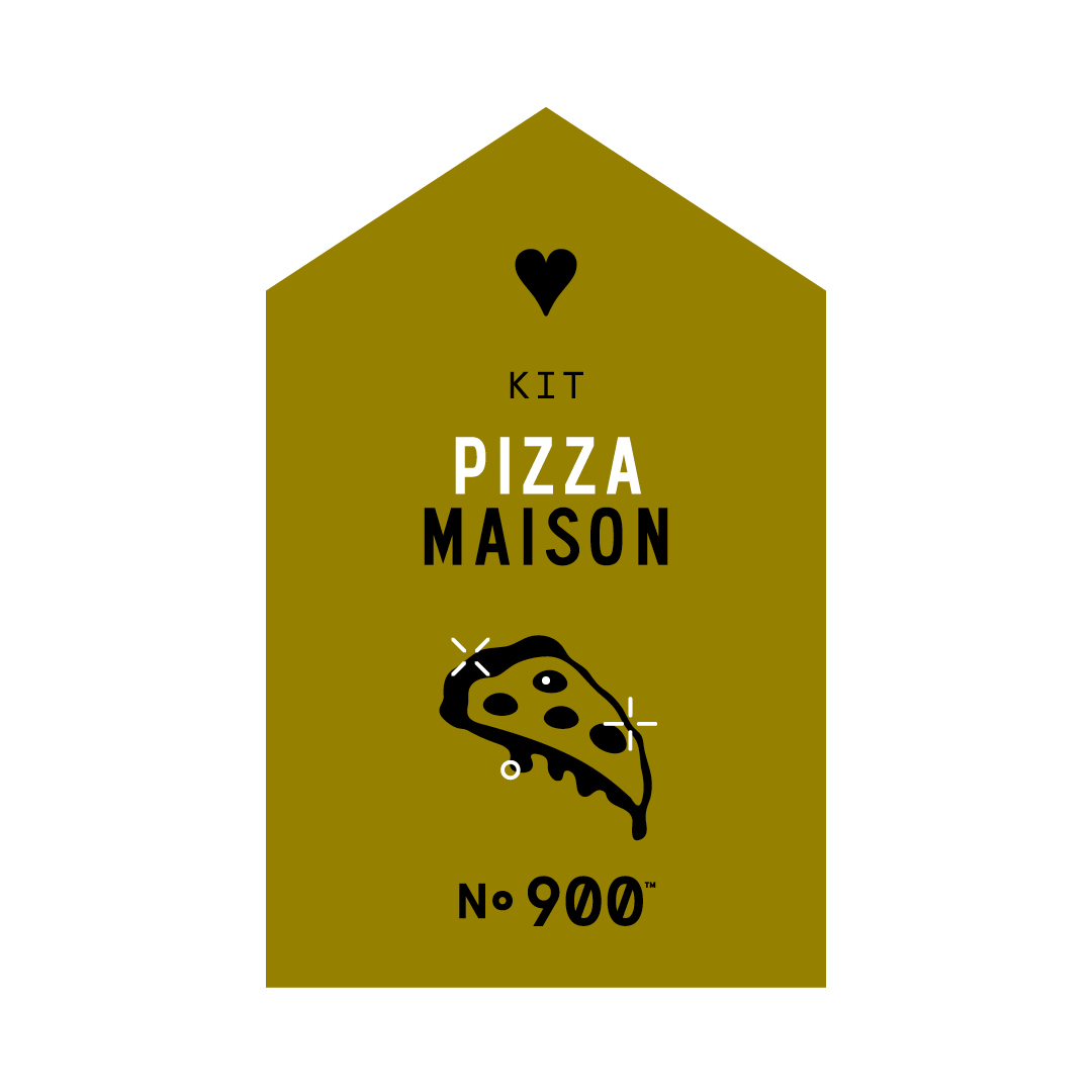 No 900 Pizza Sticker by No900