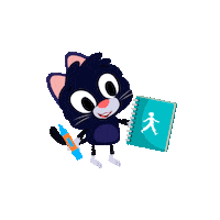 helendoron_ukraine cat study english hd Sticker