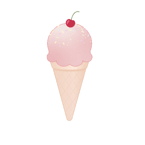Melting Ice Cream Sticker by BY ECOM
