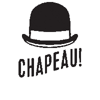 Chapeaucycling logo bike hat bounce Sticker