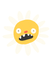 Flower What Sticker by Jillian Ailsa