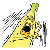 scared animation Sticker