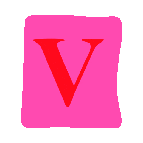 Abc V Sticker by Carlota Menezes