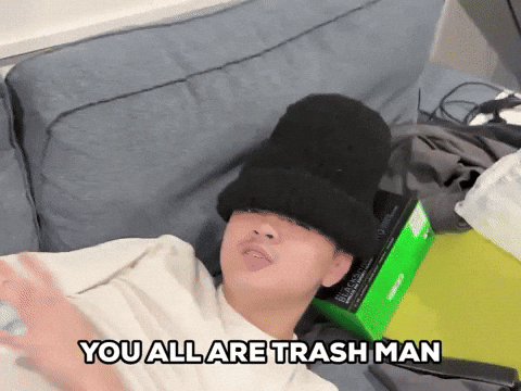 Laying Trash Talk GIF by Global Esports