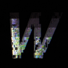 Glitch Alphabet GIF