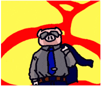 Coffee Pig GIF