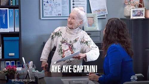 Aye Aye Captain GIF by Superstore