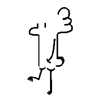 Animation Chicken Sticker