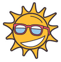 Summer Sun Sticker by Skokie Public Library