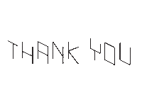 Thank You Sticker Sticker by Roberta Curcă