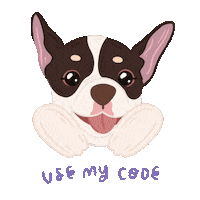 Happy Dog Sticker by Ann of Facedit