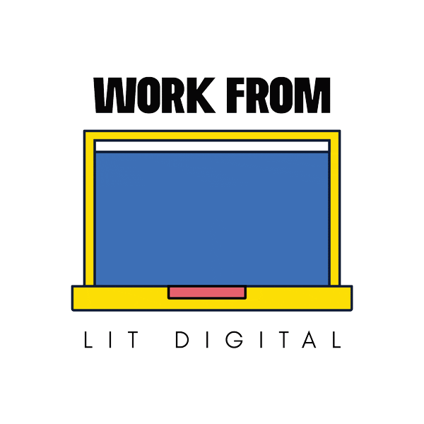 litdigitalph giphyupload laptop work from home workfromhome Sticker