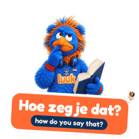 dutchfluency thinking nederlands dutch dictionary Sticker