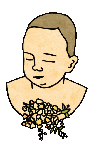 sesionesincomodas love baby flowers boy Sticker