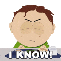 I Know Ik Sticker by South Park