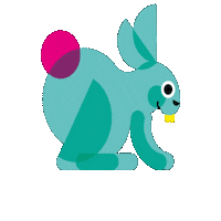 Bunny Rabbit Sticker by kinderzimmer