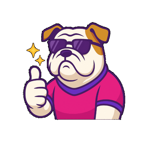 Kickoffadvertising giphygifmaker kickoffbulldog Sticker