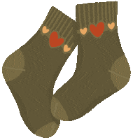 Fall Season Heart Sticker