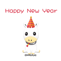 Happy New Year Party Sticker by Sompo Singapore