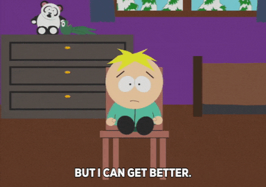 sitting butters stotch GIF by South Park 