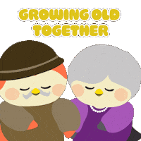 Grow Old Love Sticker by Finch Care
