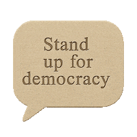 Democracy Ping Sticker by Badisches Landesmuseum
