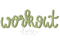 Workout Exercise Sticker