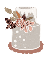 Birthday Wedding Sticker by Egy csipet torta