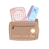 Travel Passport Sticker by What The Fab