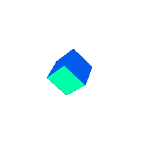 AcornStrategy logo moves hashtag cube Sticker