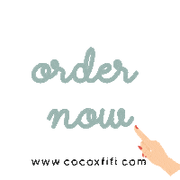 Order Now Sticker by COCOXFIFI