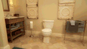 toilet santa GIF by Team Coco