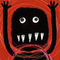 Art Halloween GIF by yux