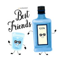 Unsobered love party kawaii wine Sticker