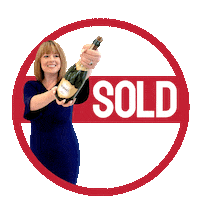 TheWGroup real estate realtor sold champagne Sticker