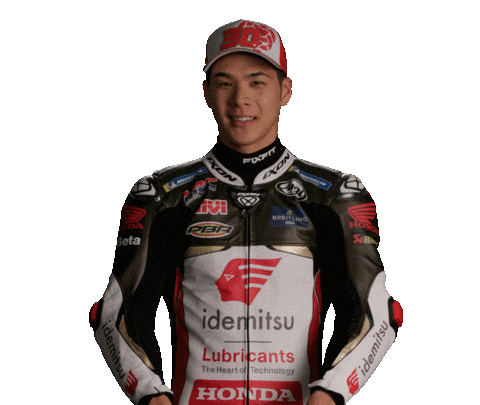 Takaaki Nakagami Wink Sticker by MotoGP™