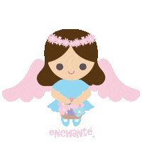 Happy Flower Girl Sticker by enchantesg