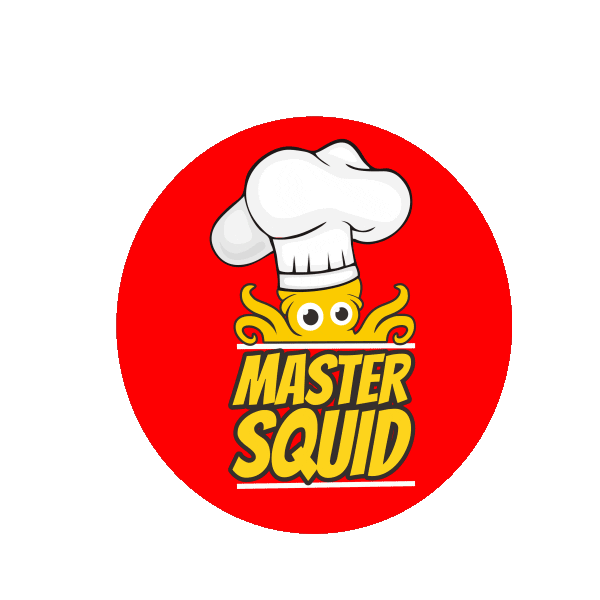 Giant Squid Logo Sticker by MasterSquid.id