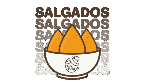 VoEdaSalgateria giphyupload salgados voeda Sticker