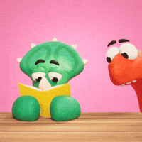 Interested What Are You Doing GIF by Claynosaurz