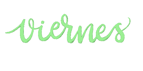 Lettering Viernes Sticker by Emilia Desert