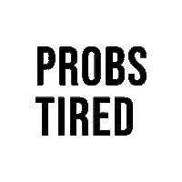 Tired Llss Sticker by LULUSIMONSTUDIO