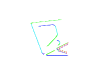 glitch piranoidpizza Sticker