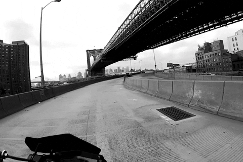 Brooklyn Bridge GIF by Motoveli Motorcycle Magazine