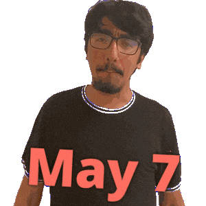 May 7 Sticker