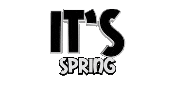 Its Spring Sticker by OpticalArtInc.