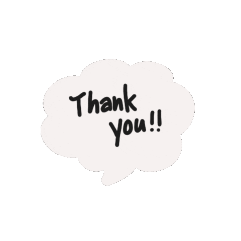 Thanks Gratitude Sticker