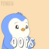 Oh No Oops GIF by Pudgy Penguins